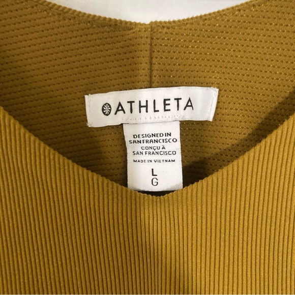 Athleta's Ryder Dress, Large, mustard - Picture 4 of 6